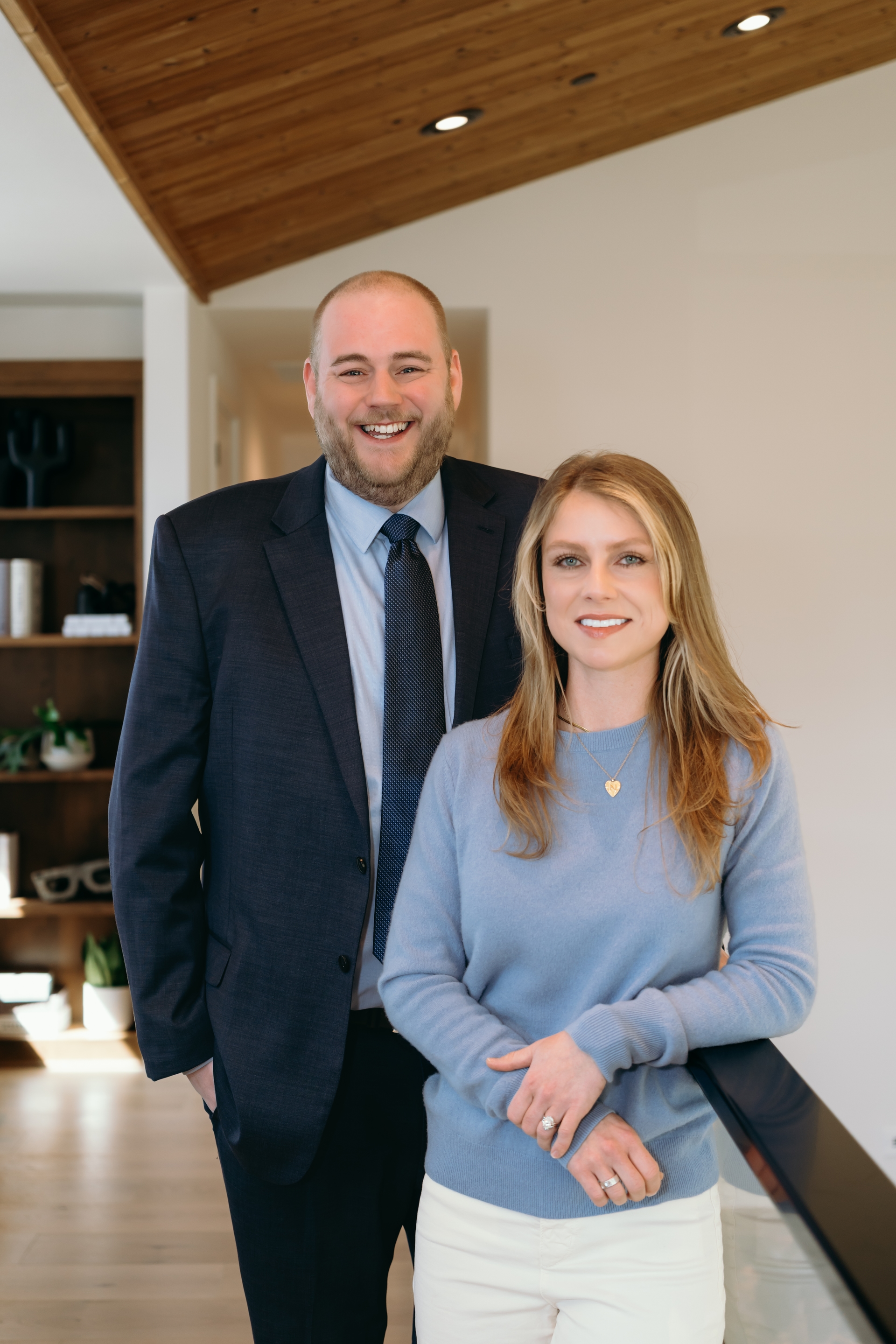 Nate Brantley and Ashley Christianson — principal brokers, Brantley Christianson Real Estate